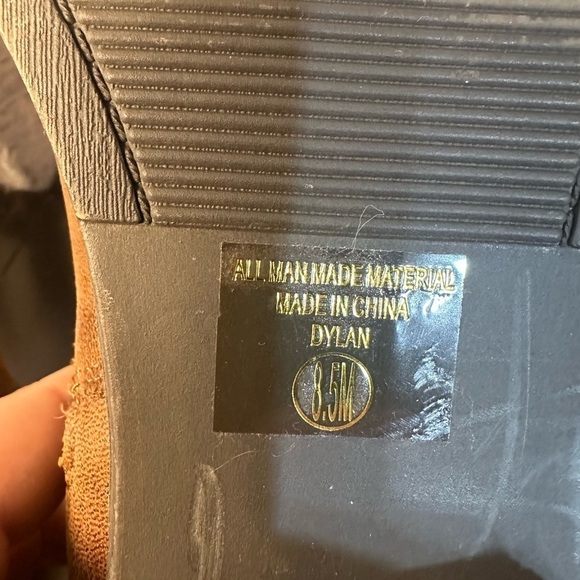 Unr8ed Women’s Brown Zippered Dylan Boots Size 8.5 M - Picture 8 of 14